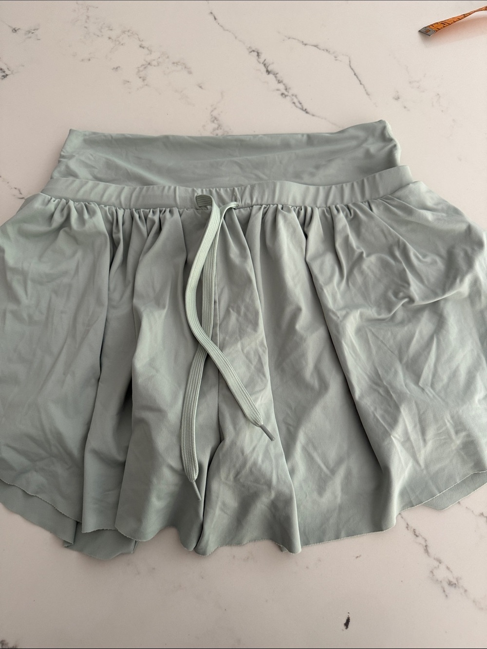 Goldhinge Light Sage Lounge Shorts with Drawstring - Picture 5 of 6